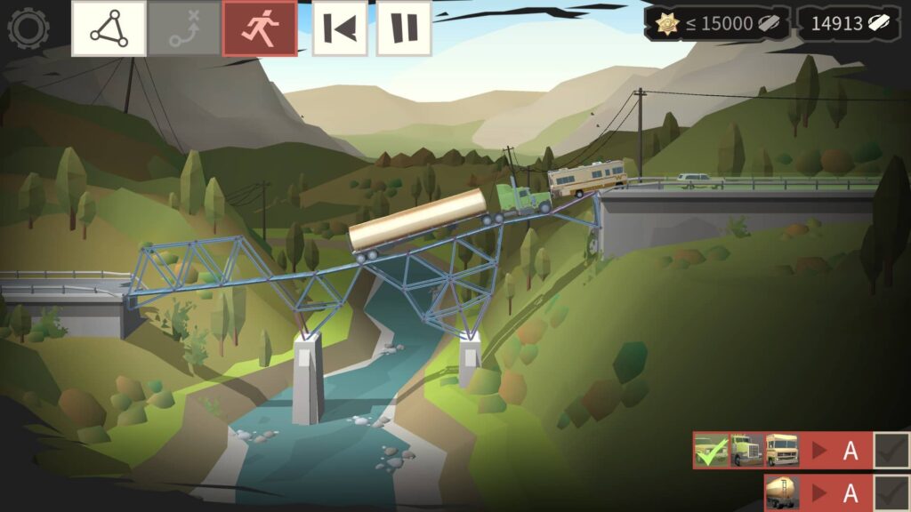 Bridge Constructor The Walking Dead – zátěžová zkouška