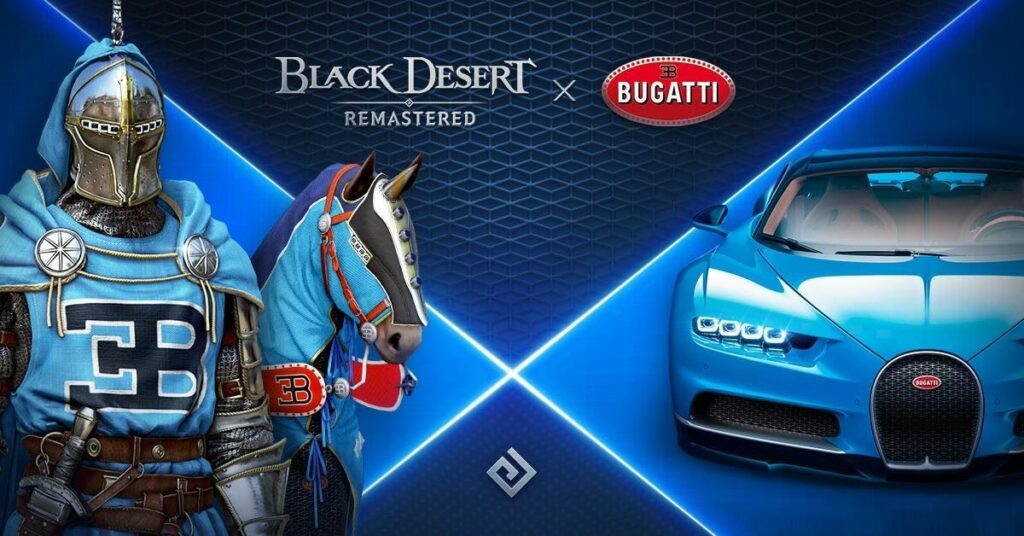 Bugatti a Black Desert