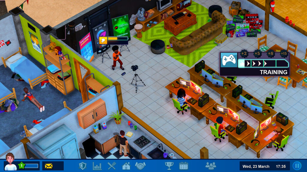 Esports Life Tycoon training