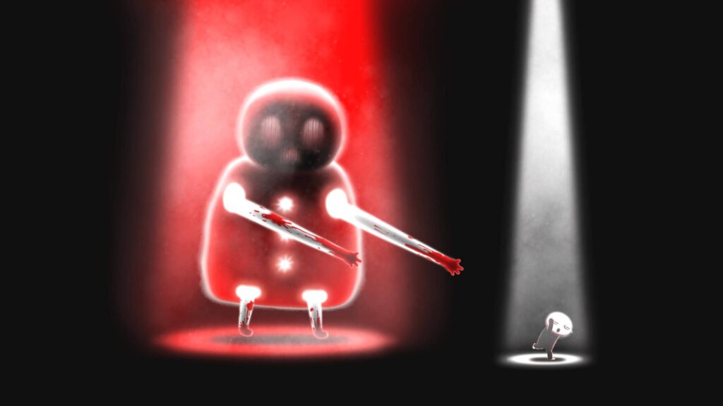 Amanita Design – Happy Game – taková ironie vzhledem ke jménu hry