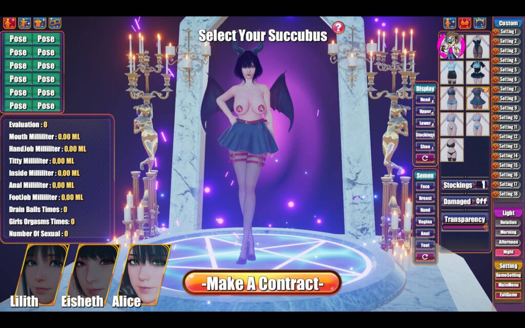 Succubus Cafe – vršek pryč