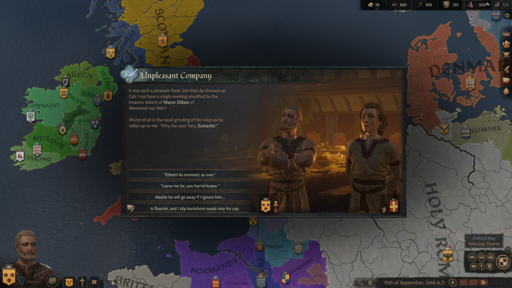 Crusader Kings III start of history