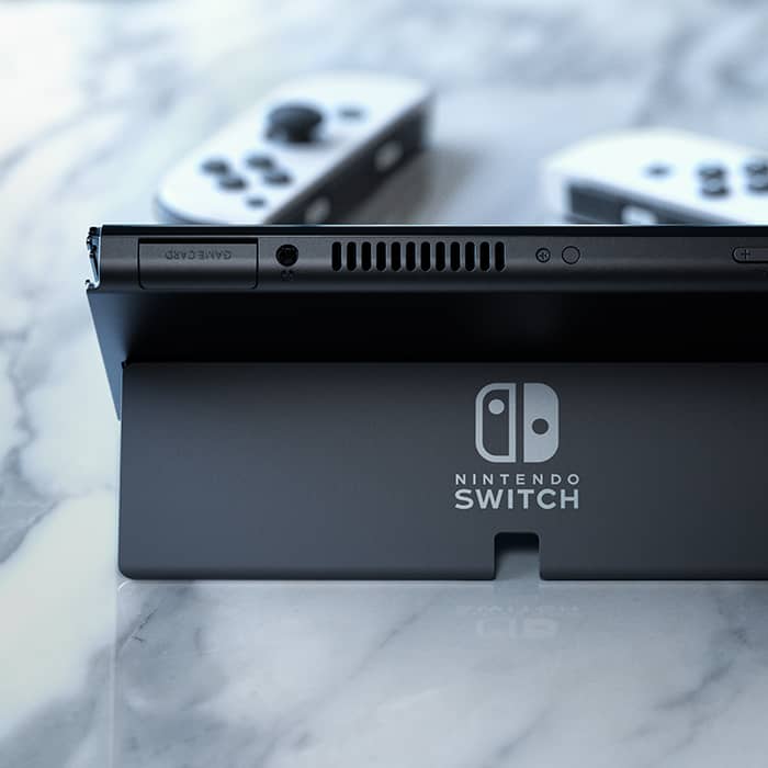 Nintendo Switch OLED - širší stojánek