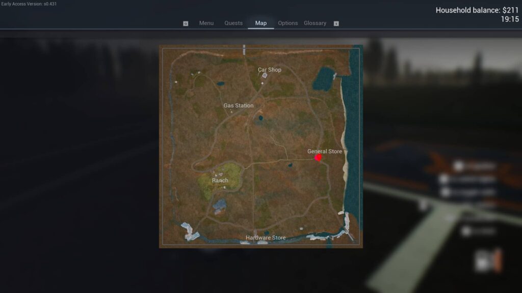 Ranch Simulator mapa před updatem