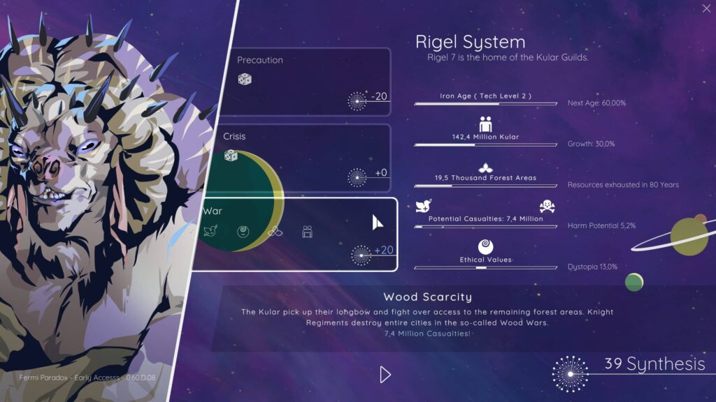 The Fermi Paradox - Rigel System
