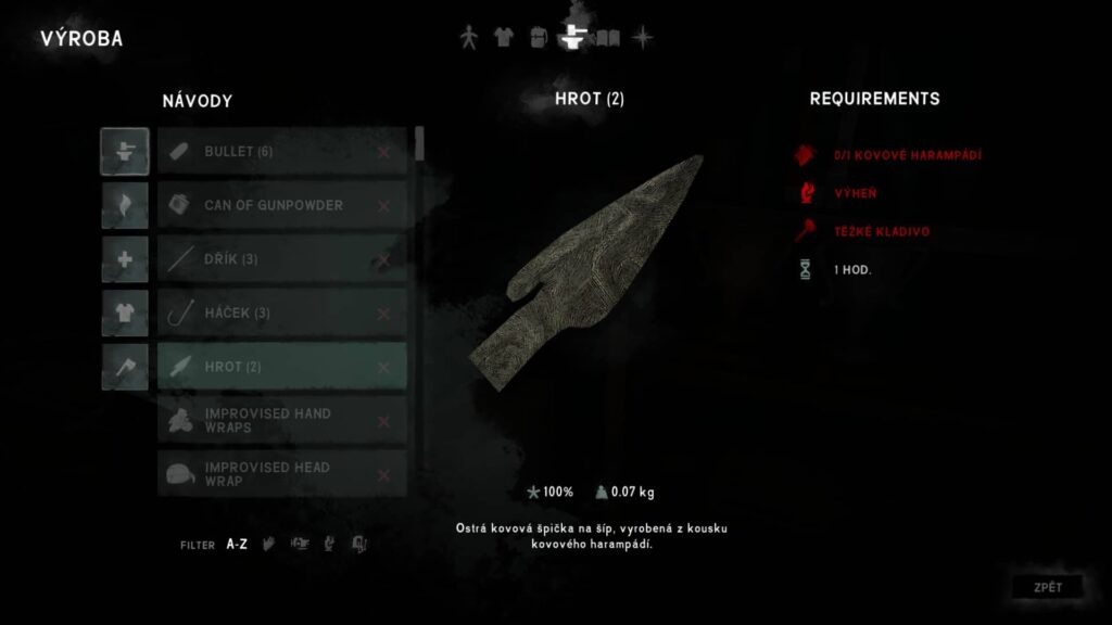 The Long Dark crafting