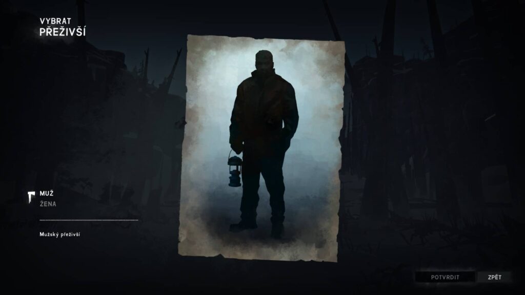 The Long Dark výběr postavy