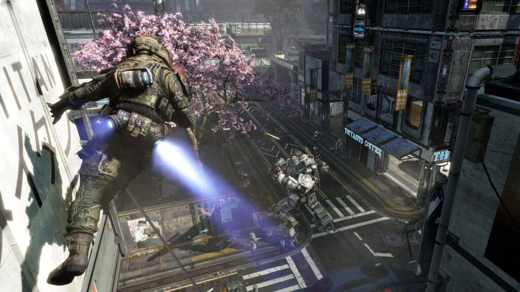 Titanfall – běhání po zdi