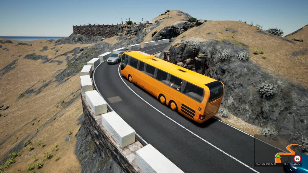 Tourist Bus Simulator - serpentin