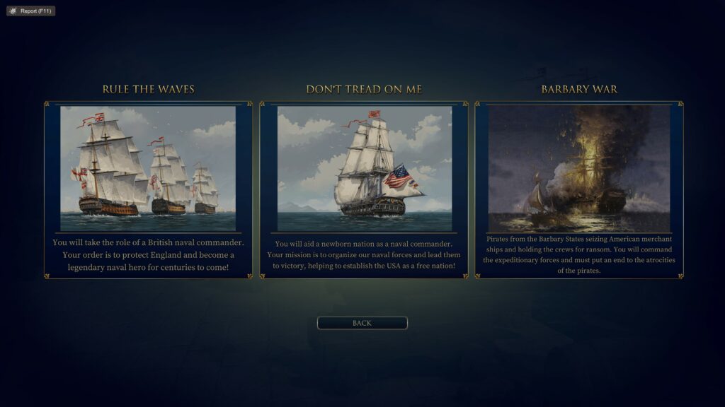 Ultimate Admiral Age of Sail campaigns