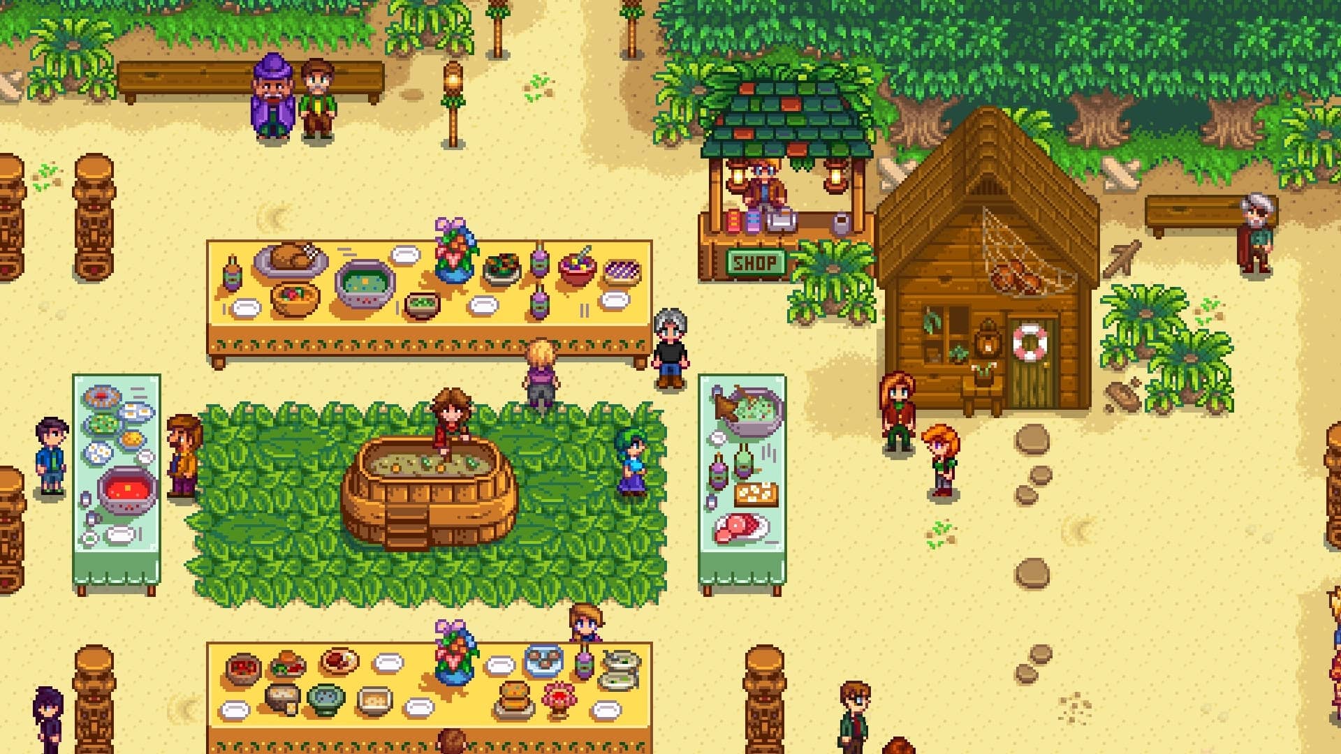 Stardew valley ракушки. Праздник Луау Stardew Valley. Stardew Valley праздники. Желтый Судак Stardew Valley. Песчаный дракон Stardew Valley.