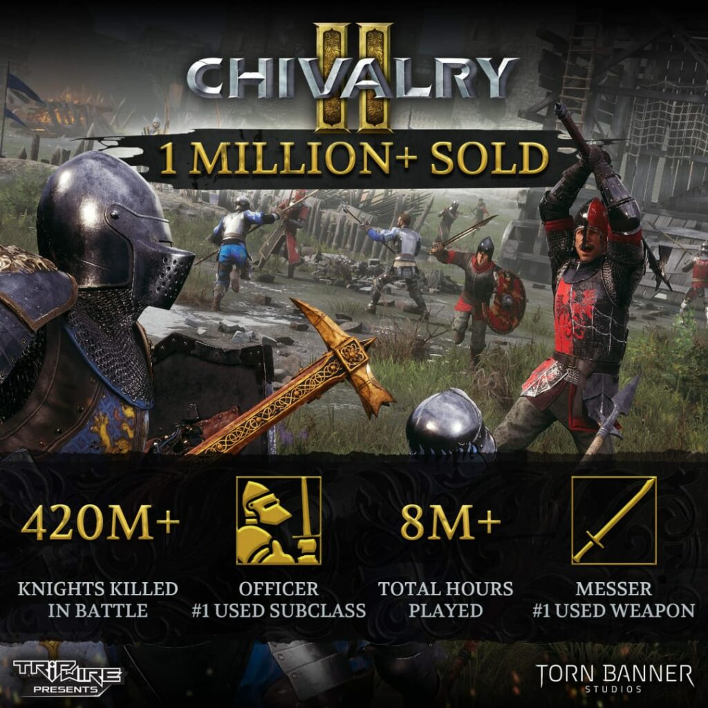 Chivalry 2 milion