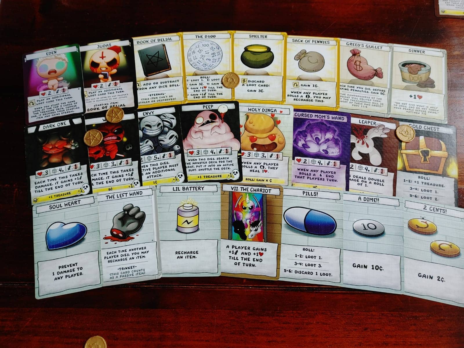 The Binding of Isaac: Four Souls Karty