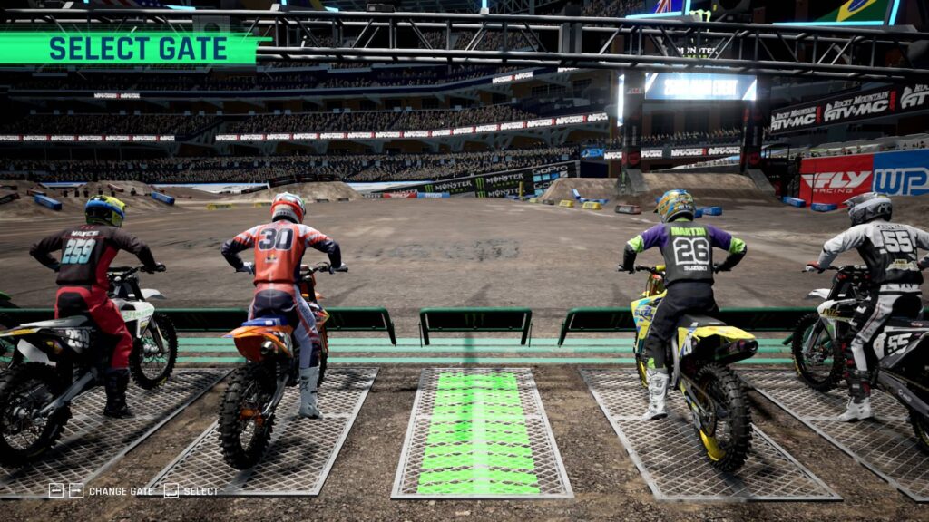 Monster Energy Supercross 4 - startovní rošt