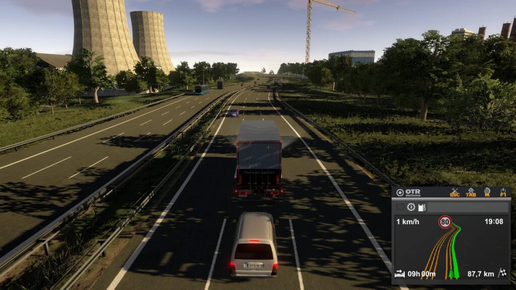 On The Road Truck Simulator - elektrárna