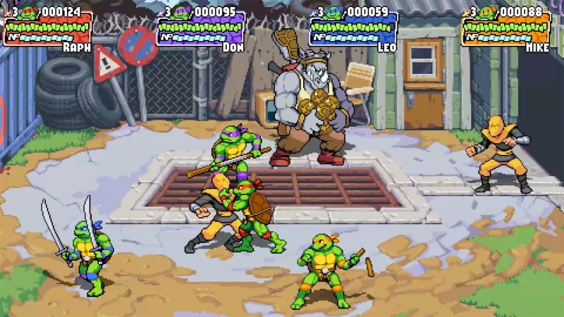 TMNT fight