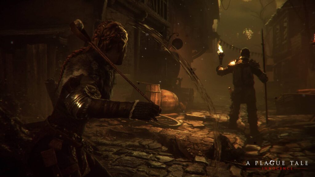A Plague Tale Innocence - temná ulička