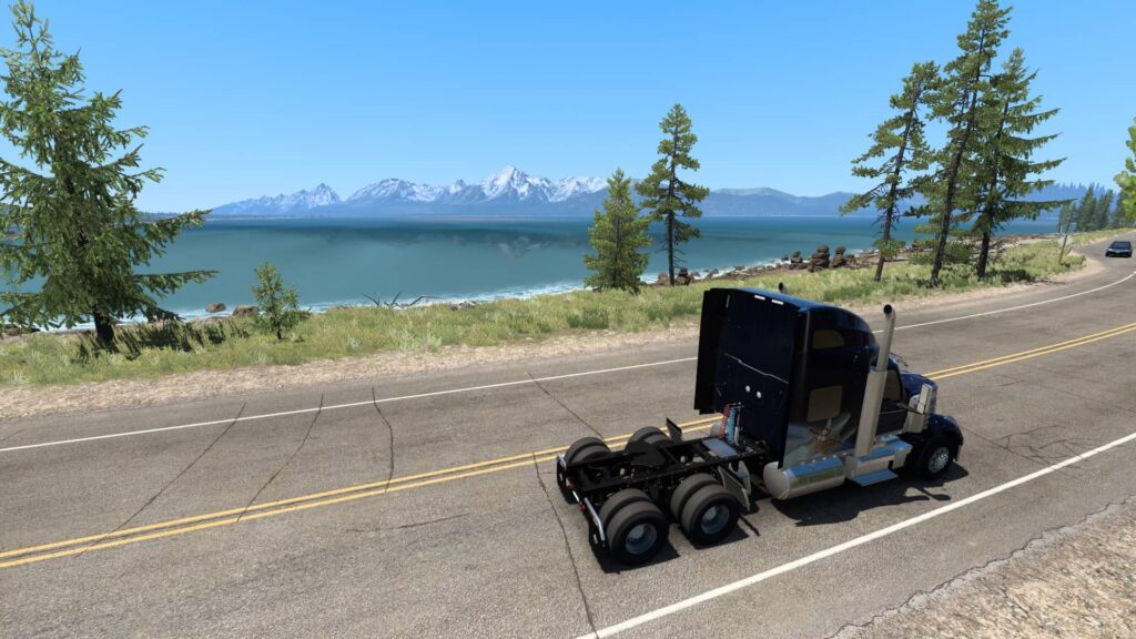 American Truck Simulator Wyoming - jezero