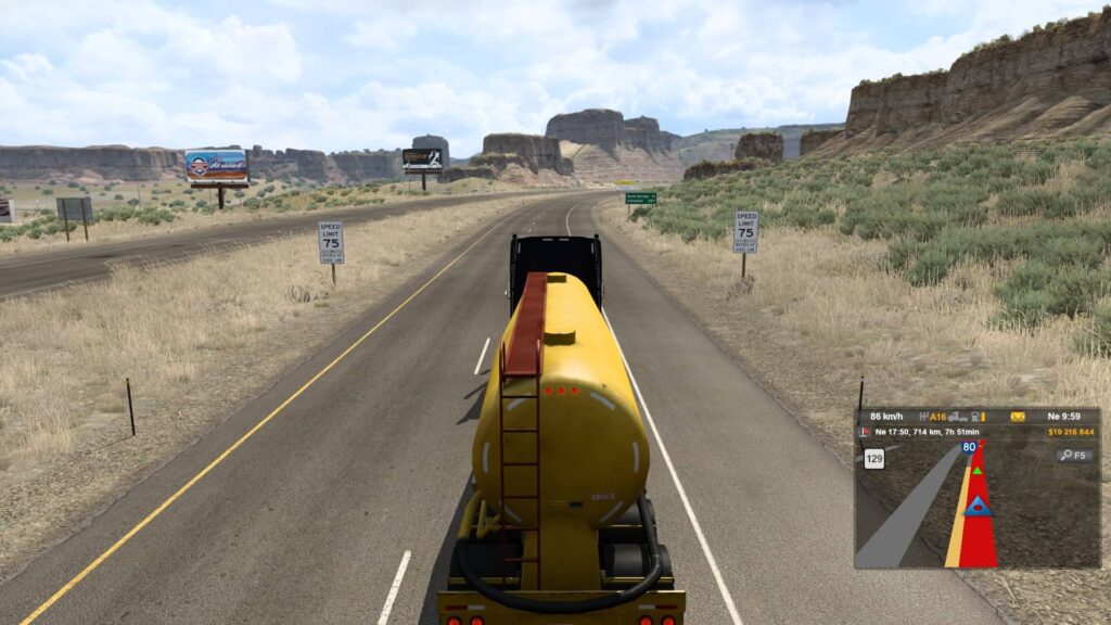 American Truck Simulator Wyoming - skály