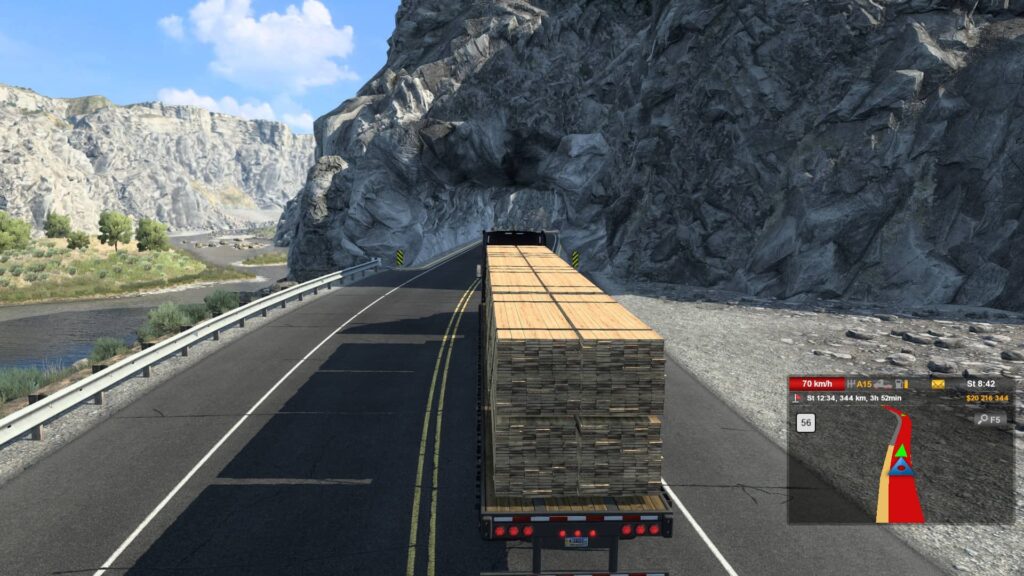 American Truck Simulator - přírodní tunel