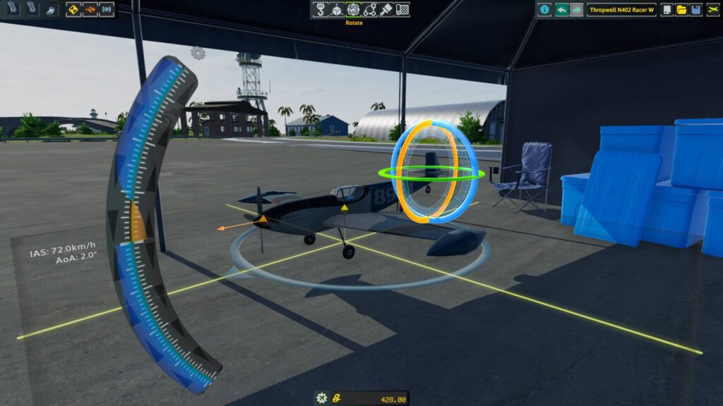 Balsa Model Flight Simulator letadlo