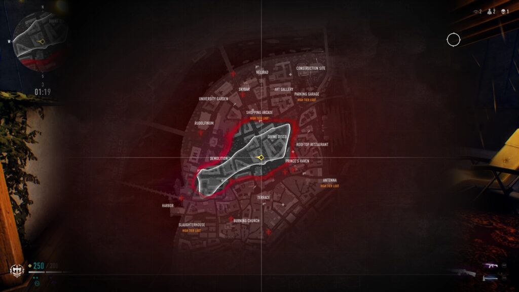 Bloodhunt mapa