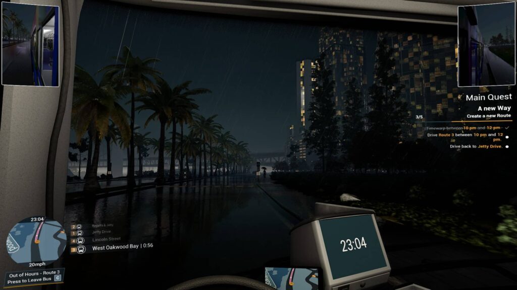 Bus Simulator 21 - déšť