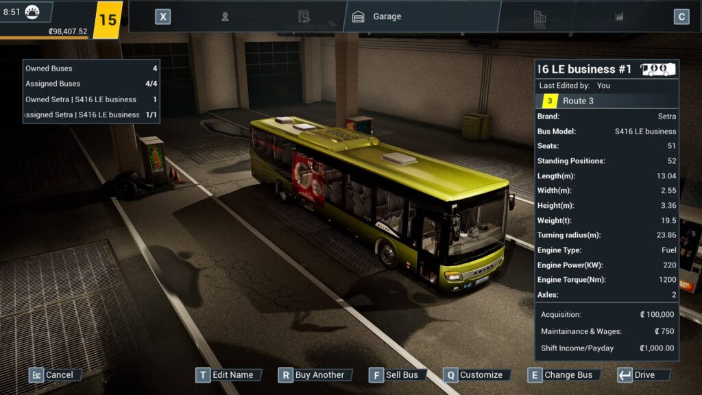Bus Simulator 21 - garáž