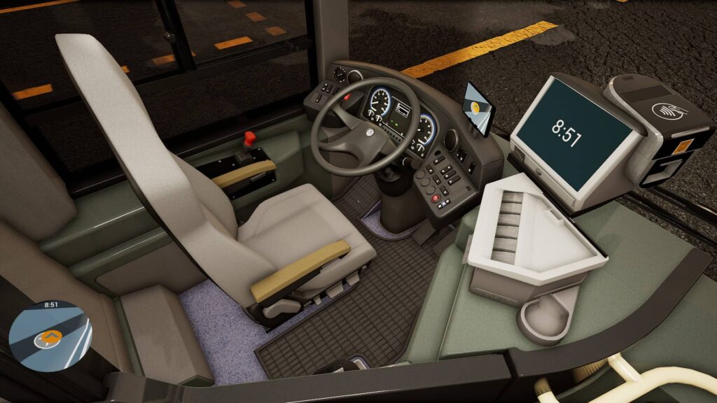 Bus Simulator 21 - kabina řidiče