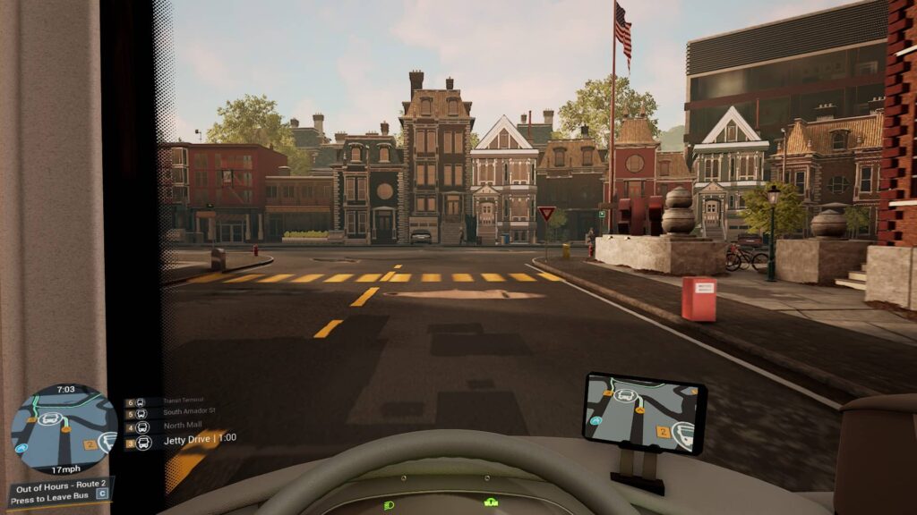 Bus Simulator 21 - křižovatka