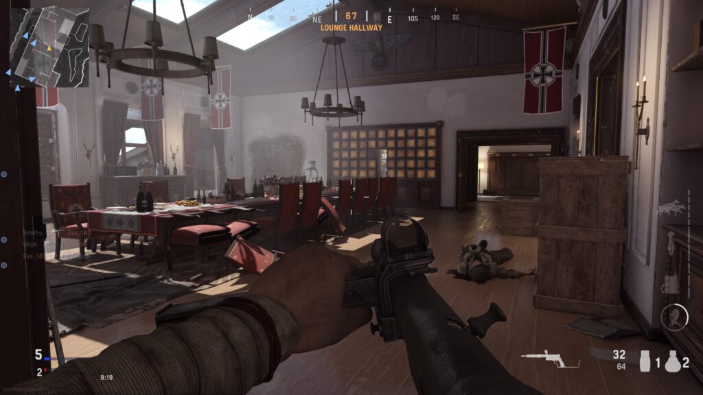 Call of Duty Vanguard - vnitřek residence