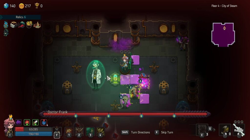 Crown Trick – profesor Frankenstein