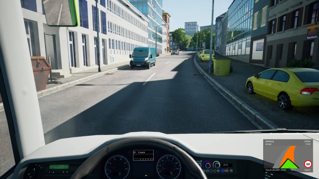 Fernbus Simulator - auto v protisměru
