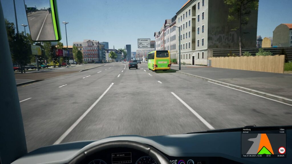 Fernbus Simulator - příjezd do města