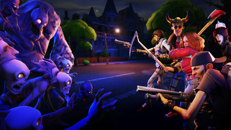 Fortnite battle