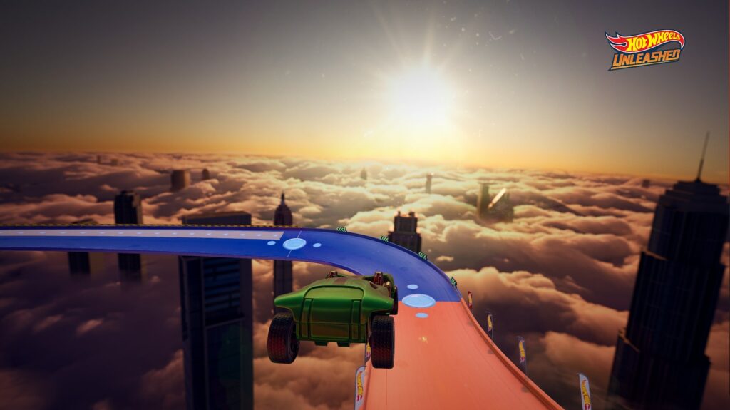 Hot Wheels Unleashed - herní prostředí mrakodrap