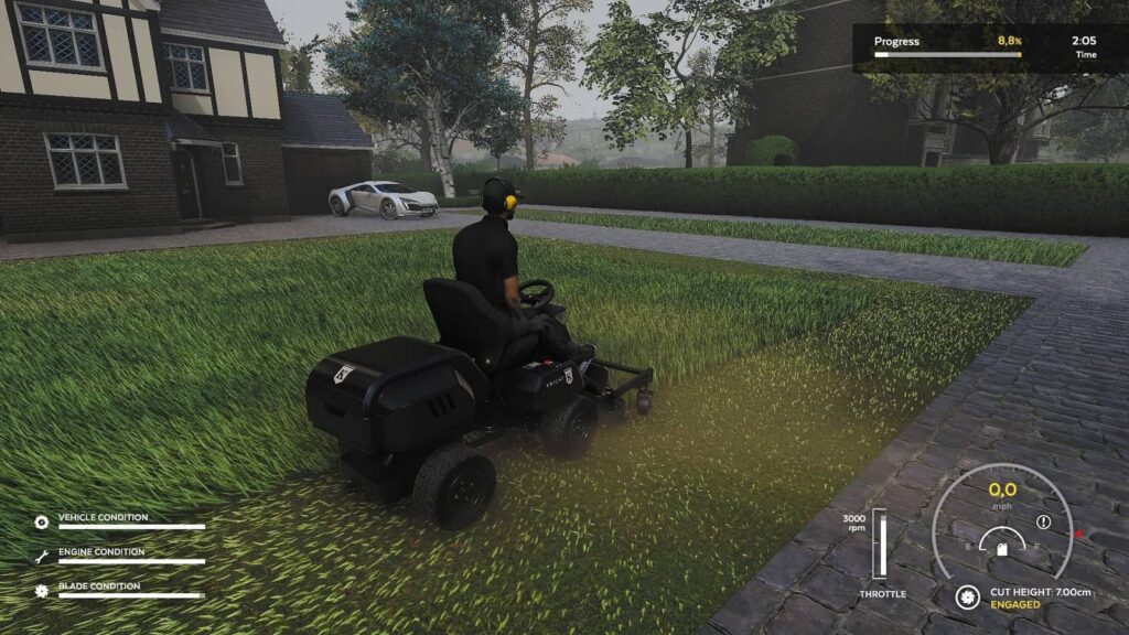 Lawn Mowing Simulator - mulčování