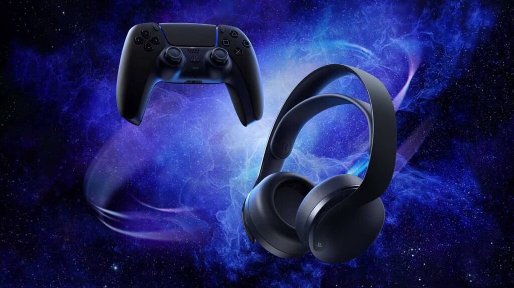 PS5 sluchátka – černá kombinace