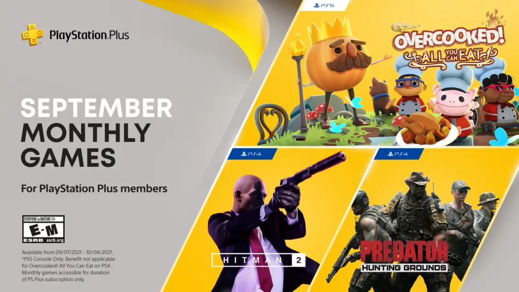 Ps plus september