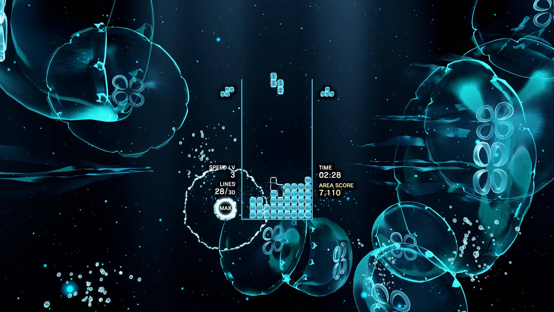 Tetris Effect Connected - režim Journey