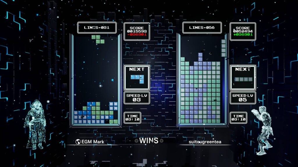 Tetris Effect Connected - zápas na dvě výhry