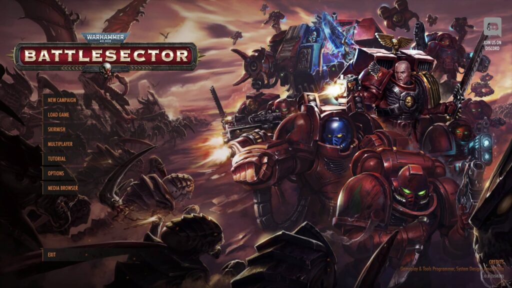 Battlesector Menu