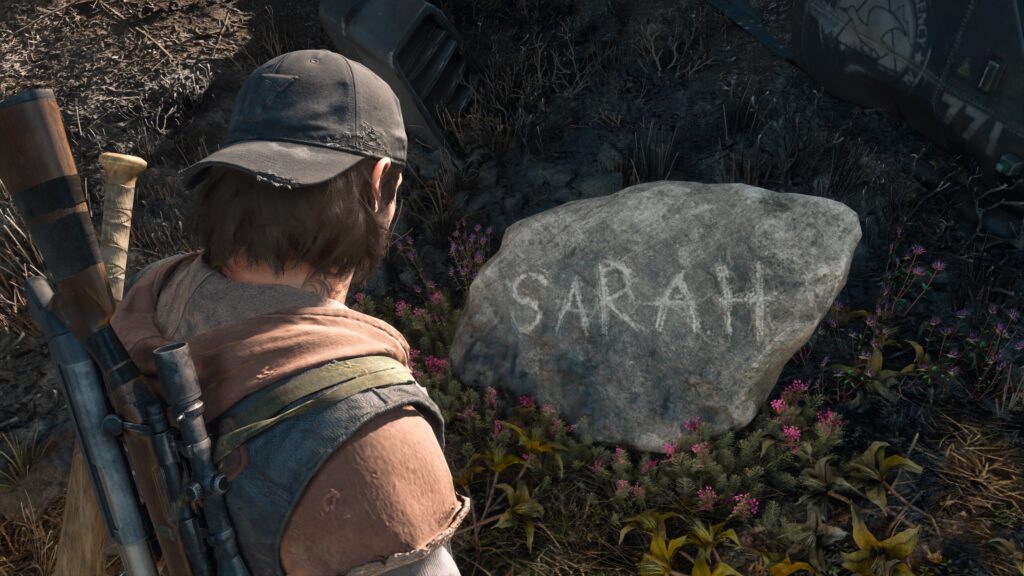 Days Gone - pomník Sarah