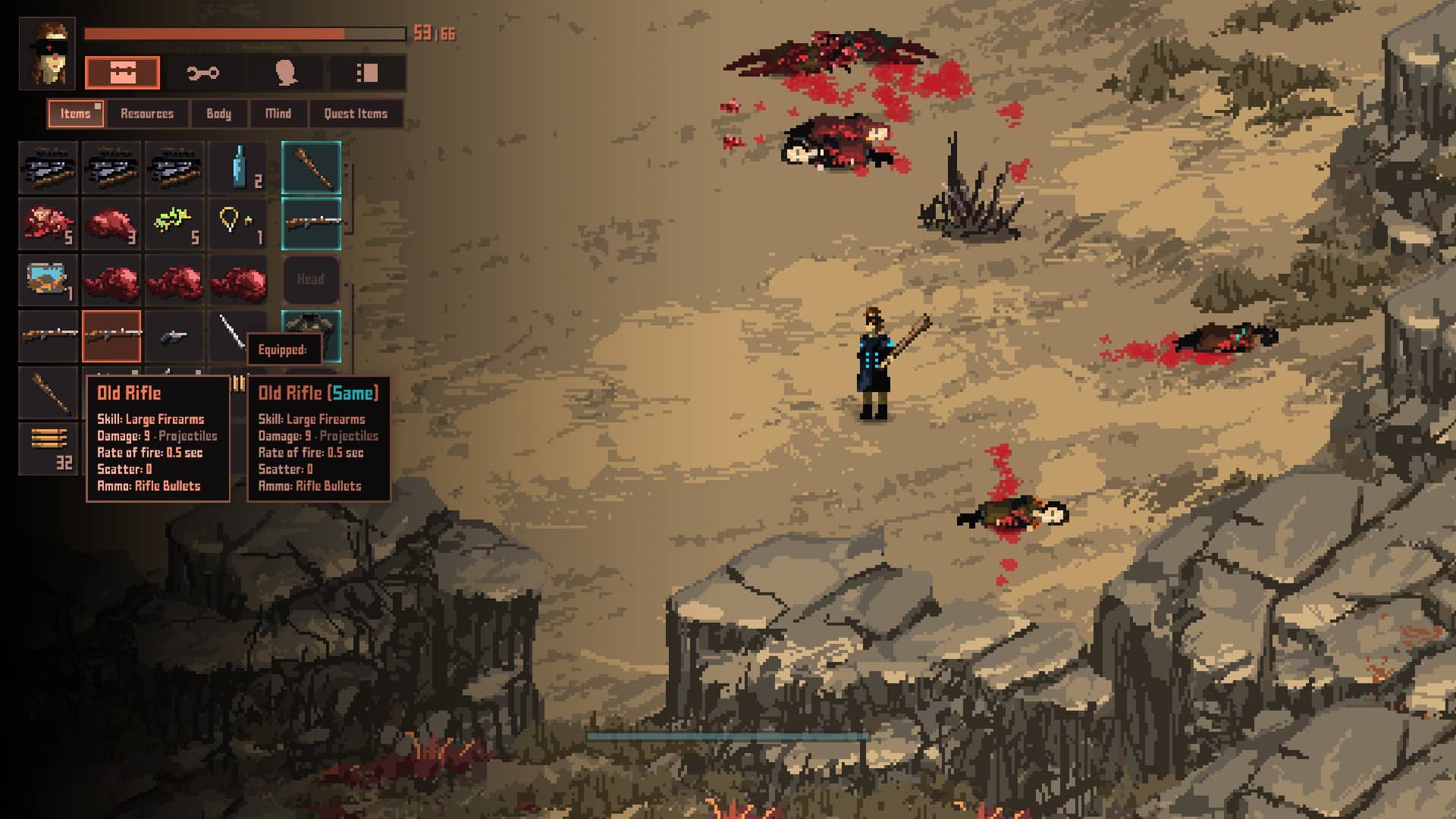 Death Trash Inventář