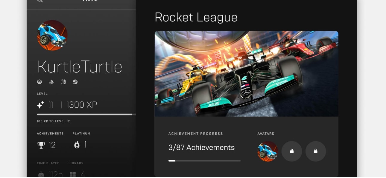 Epic achievements - Rocket League