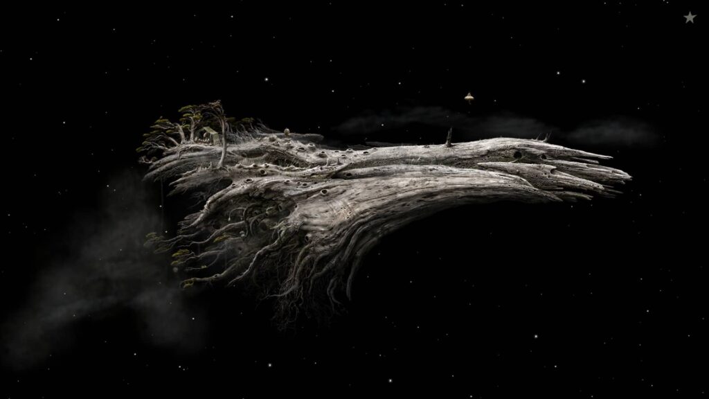 Samorost 3 – vyschlý kmen plující vesmírem