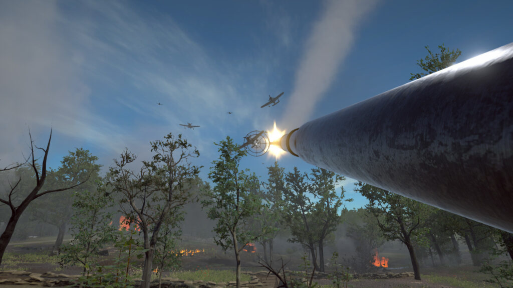 WW2 Bunker Simulator air attack