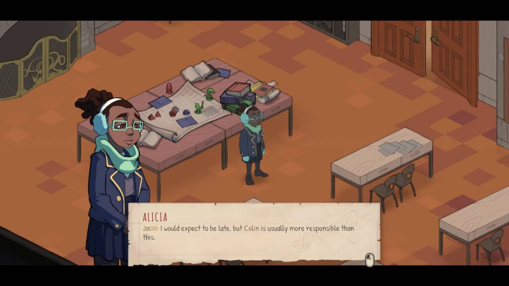 Wintermoor Tactics Club – klubovna