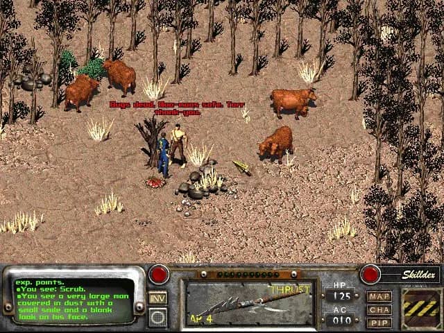 Fallout 2 - krávy