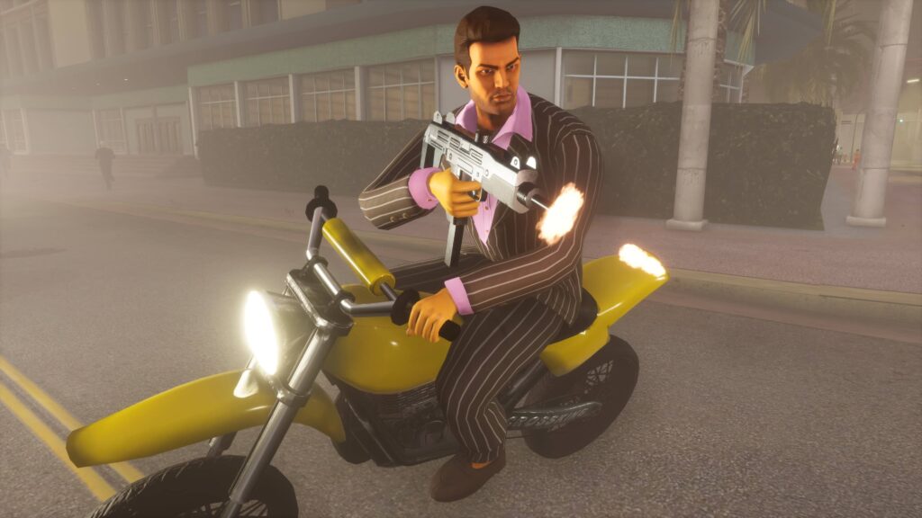 Grand Theft Auto – The Definitive Edition - Tommy na motorce